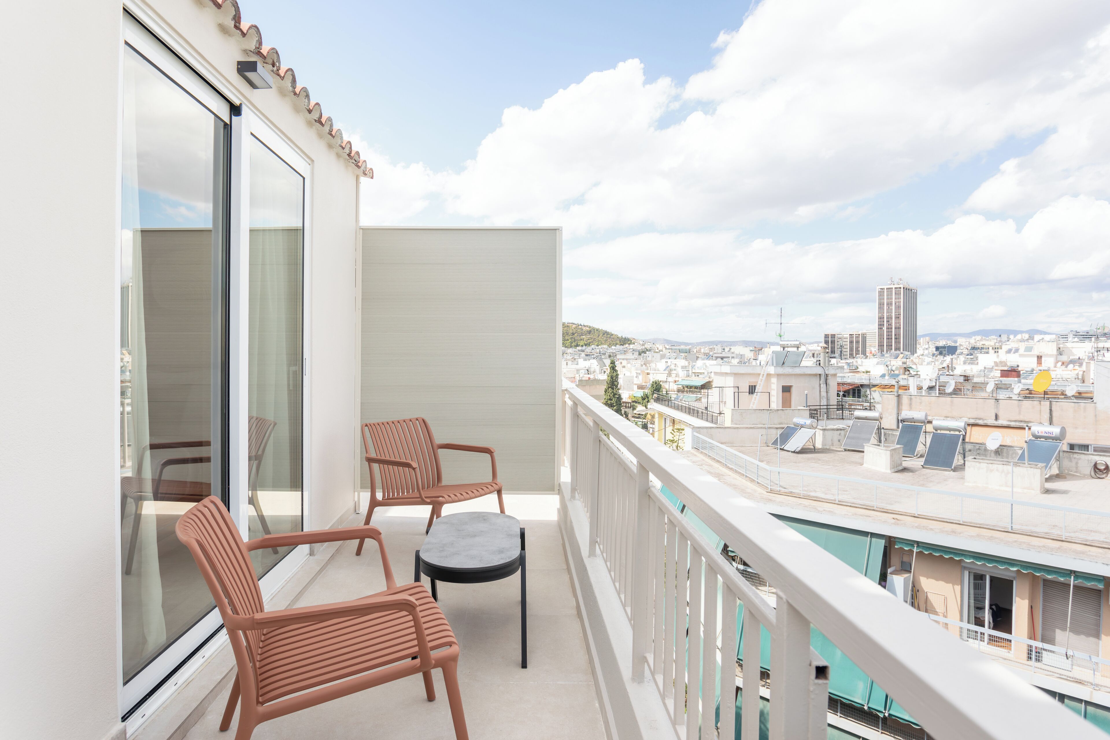 Studio, uitzicht op de stad | Uitzicht vanuit de kamer