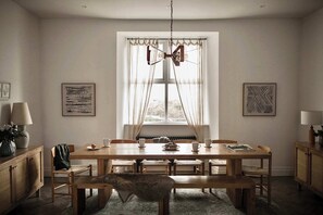 Dining - Luxury coastal retreat with sea views (Isle of Anglesey)