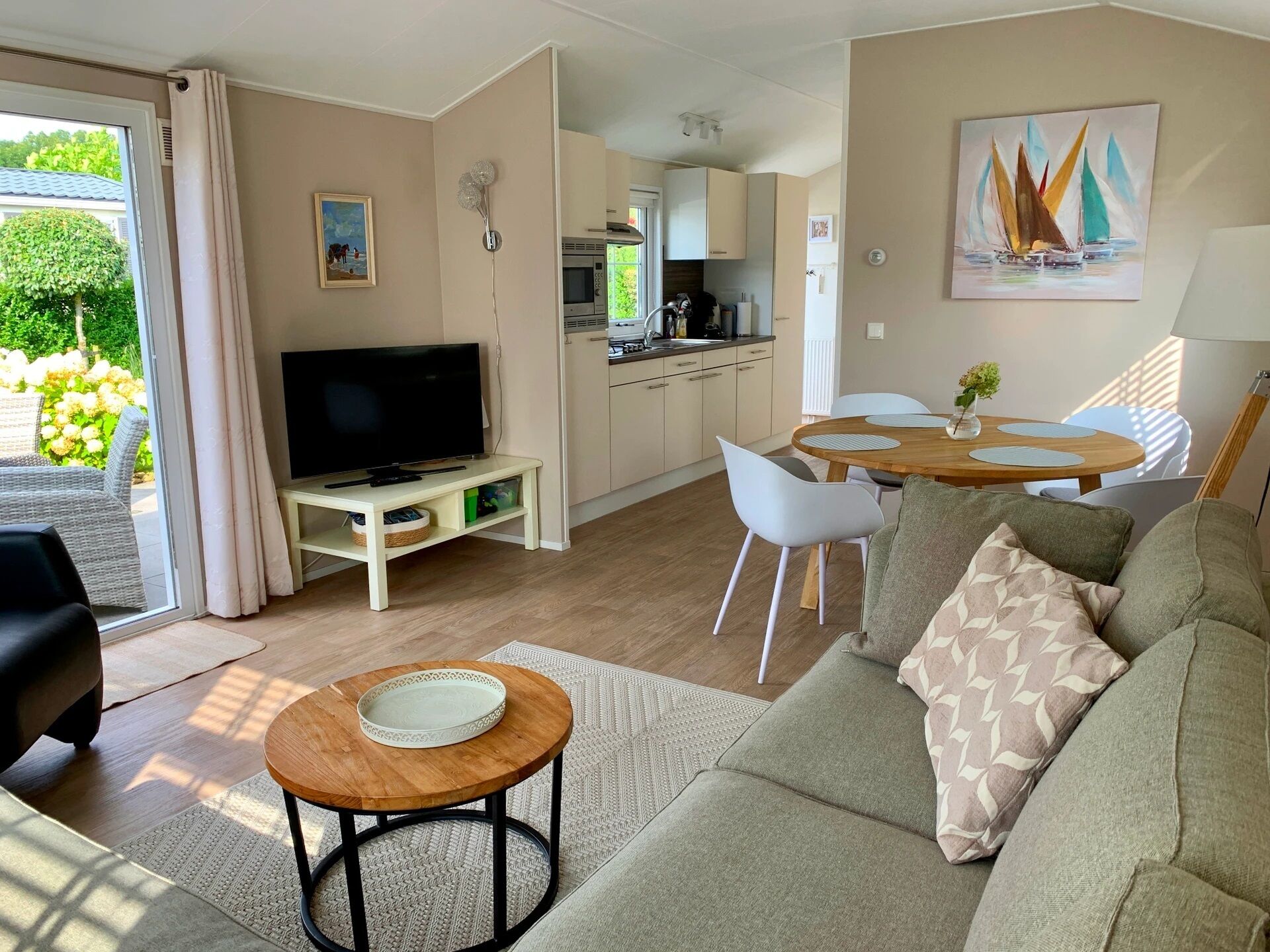 智能电视、书、影片库、立体声音响