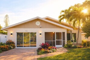 Exterior - Modern Coastal Villa • Private Fenced Yard • Minutes to the Beach (Naples)