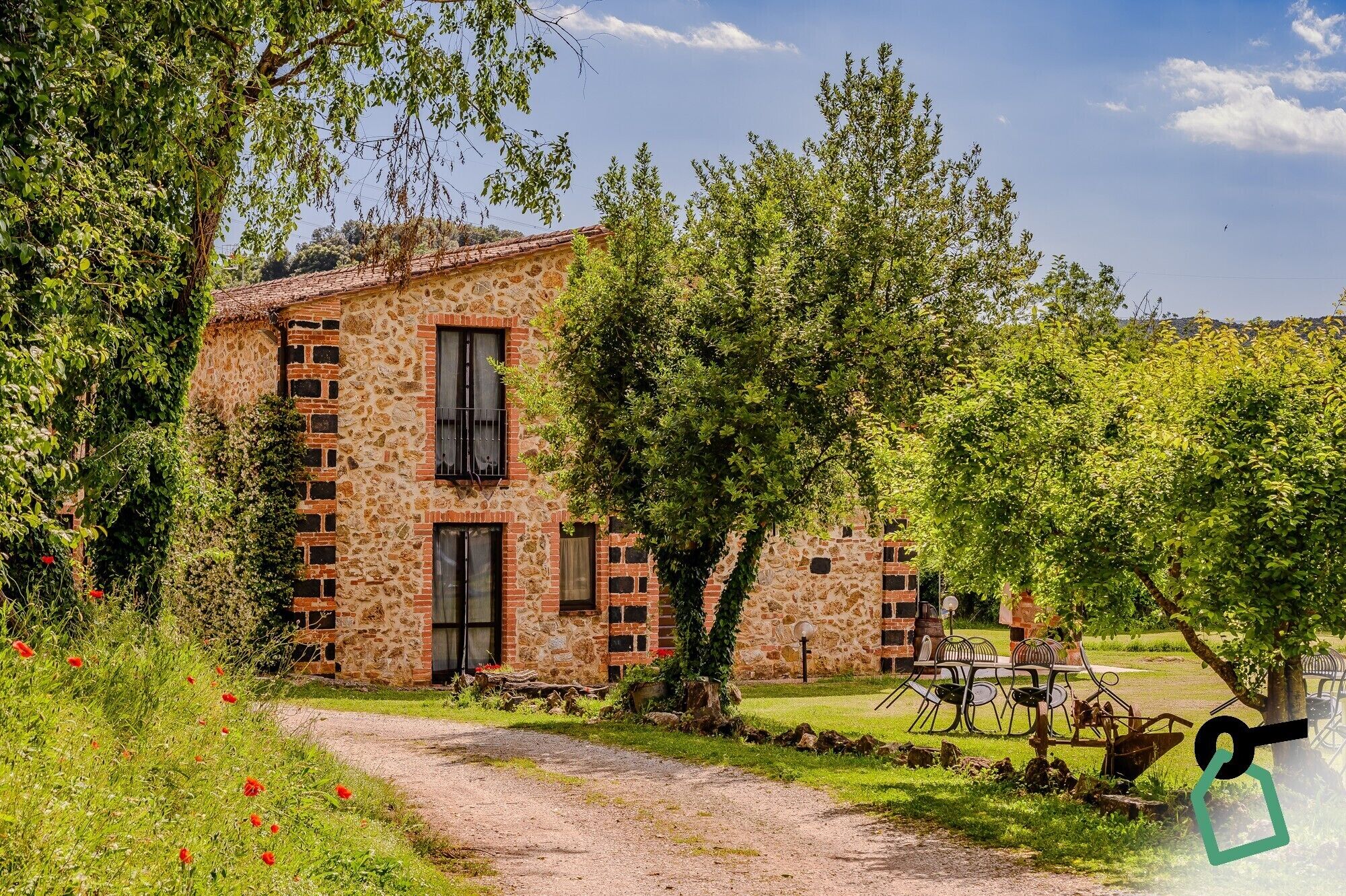 Façade de l’hébergement