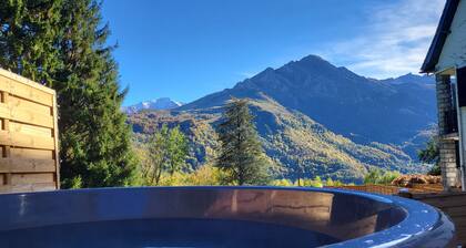 GĂźte le tech Bain nordique & Sauna en pleine montagne