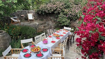 Udendørs spisemuligheder