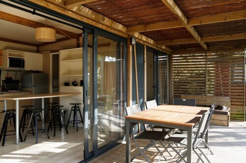 Chalet « 30m² Le phare d'Eckmühl » à Plouhinec, 500m de la plage, 5 personnes