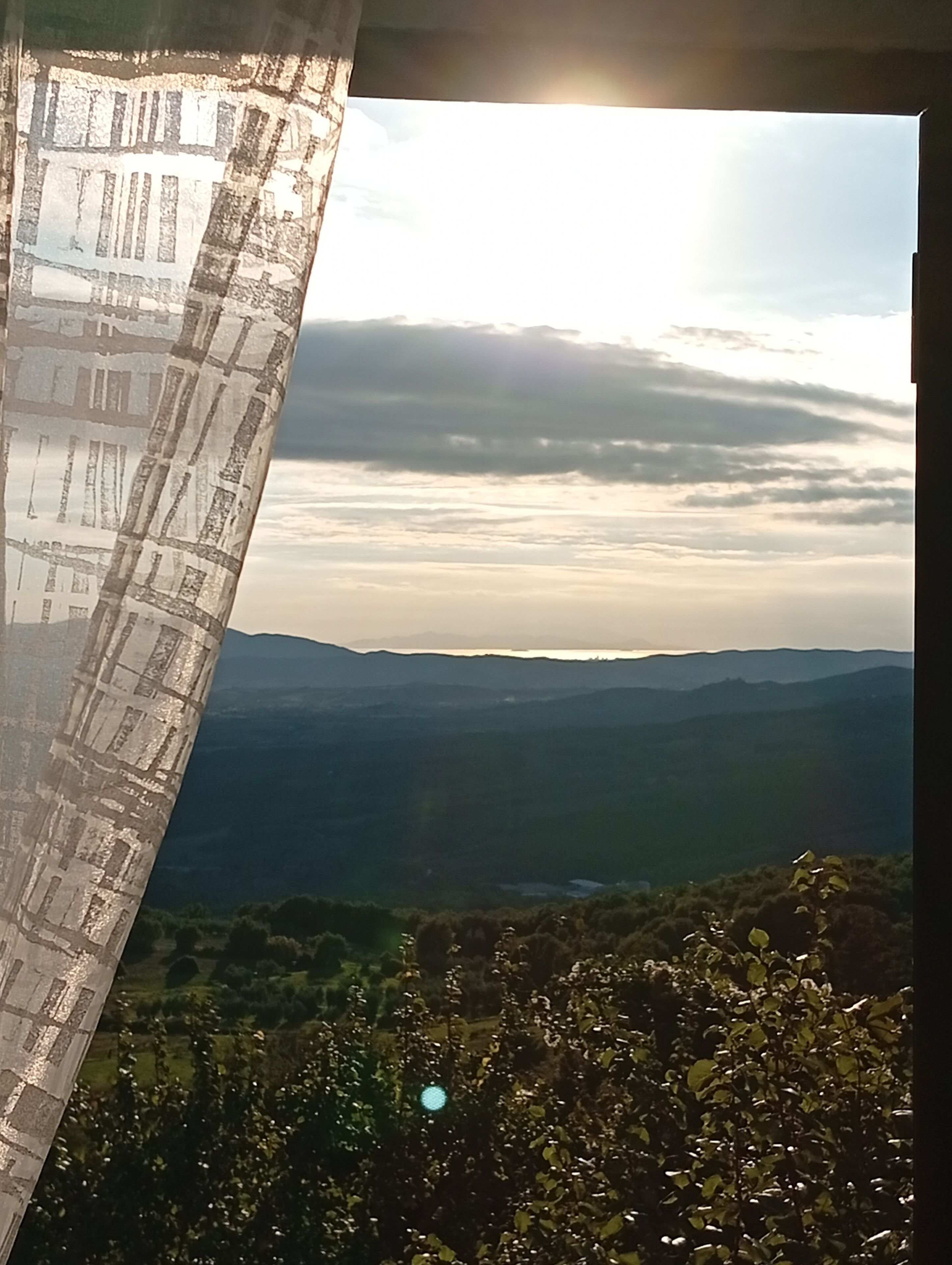 Blick von der Unterkunft