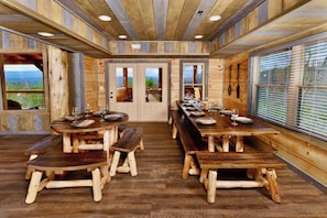 Dining - Pets OK! 6BD w/ VIEWS! Hot Tub | Firepit | Theater (Sevierville)