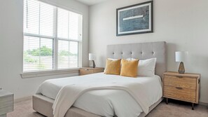 Desk, iron/ironing board, WiFi, bed sheets - Landing | Stylish 1BD, Gym, Pool (Pflugerville)