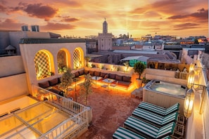 Terrace/patio - Luxury Taj Riad Zitoune (Marrakech)