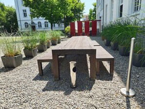 Outdoor dining - Tower Suite with City View in Konstanz (Konstanz)