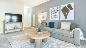 Smart TV - Landing | Modern 1BD, Gym, Courtyard (Austin)