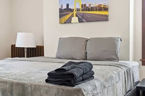 Desk, iron/ironing board, travel crib, WiFi