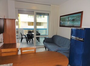 Apartment, 1 Bedroom, Terrace | Living room - Beachside Comfort With Pool and Terrace (San Michele al Tagliamento)