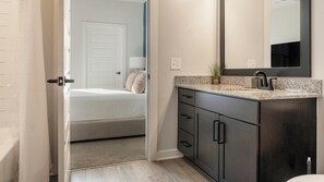 Desk, iron/ironing board, WiFi, bed sheets - Landing | Spectacular 2BD, Gym, Pool (Buford)