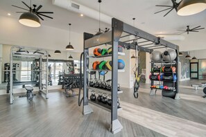 Fitness facility - Landing | Amazing 1BD, Gym, Pool (Buford)
