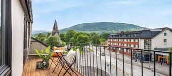 Train station 1 min - Penthouse - View of Voss Church