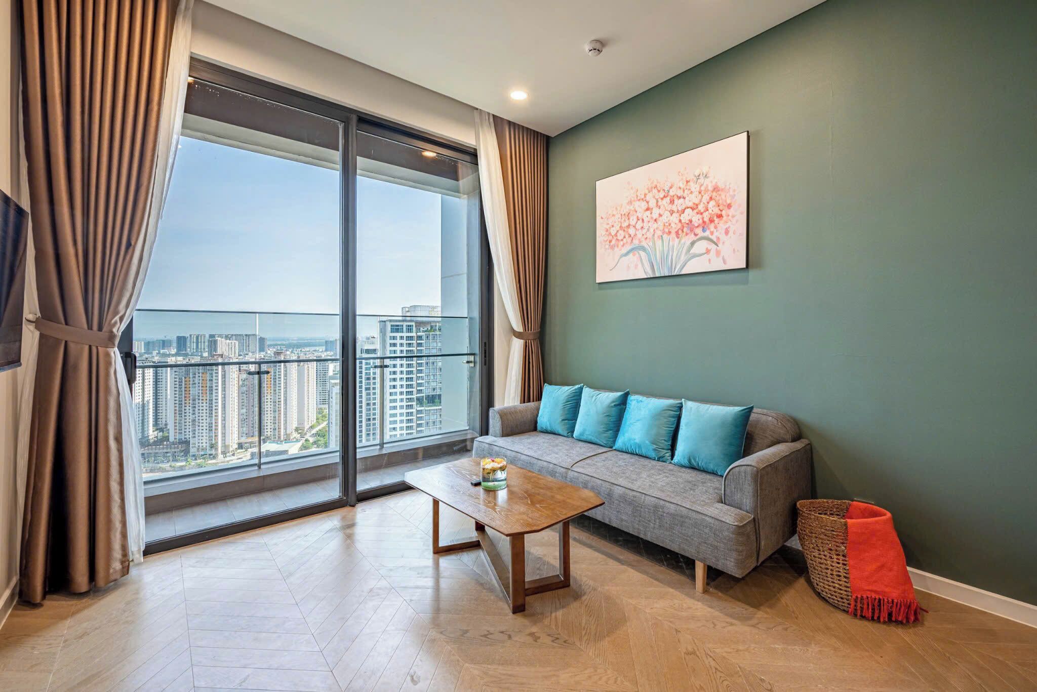 Superior Apartment, 1 Bedroom, Balcony, City View | Laptop workspace, free WiFi, bed sheets