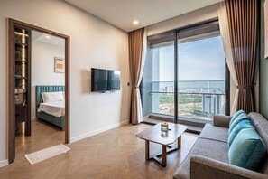 Superior Apartment, 1 Bedroom, Balcony, City View | View from room