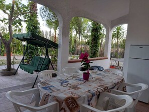 Outdoor dining - Villetta Silvia annaducasalento Marina di Ugento (Ugento)