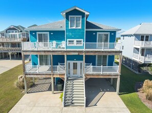 Exterior - Seaquil: Private Hot Tub | Fish Cleaning Station | Short walk to Beach Access (Nags Head)