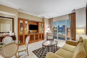 Living area - 34th Floor Lux 2BR Suite at MGM Signature (Las Vegas)