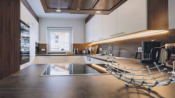 Deluxe-Haus, Bergblick | Eigene Küche | Hochstuhl