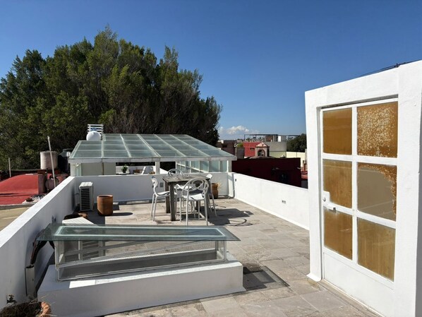 Family Triple Room, Garden View | Terrace/patio - NIDO Hotel (San Miguel de Allende)