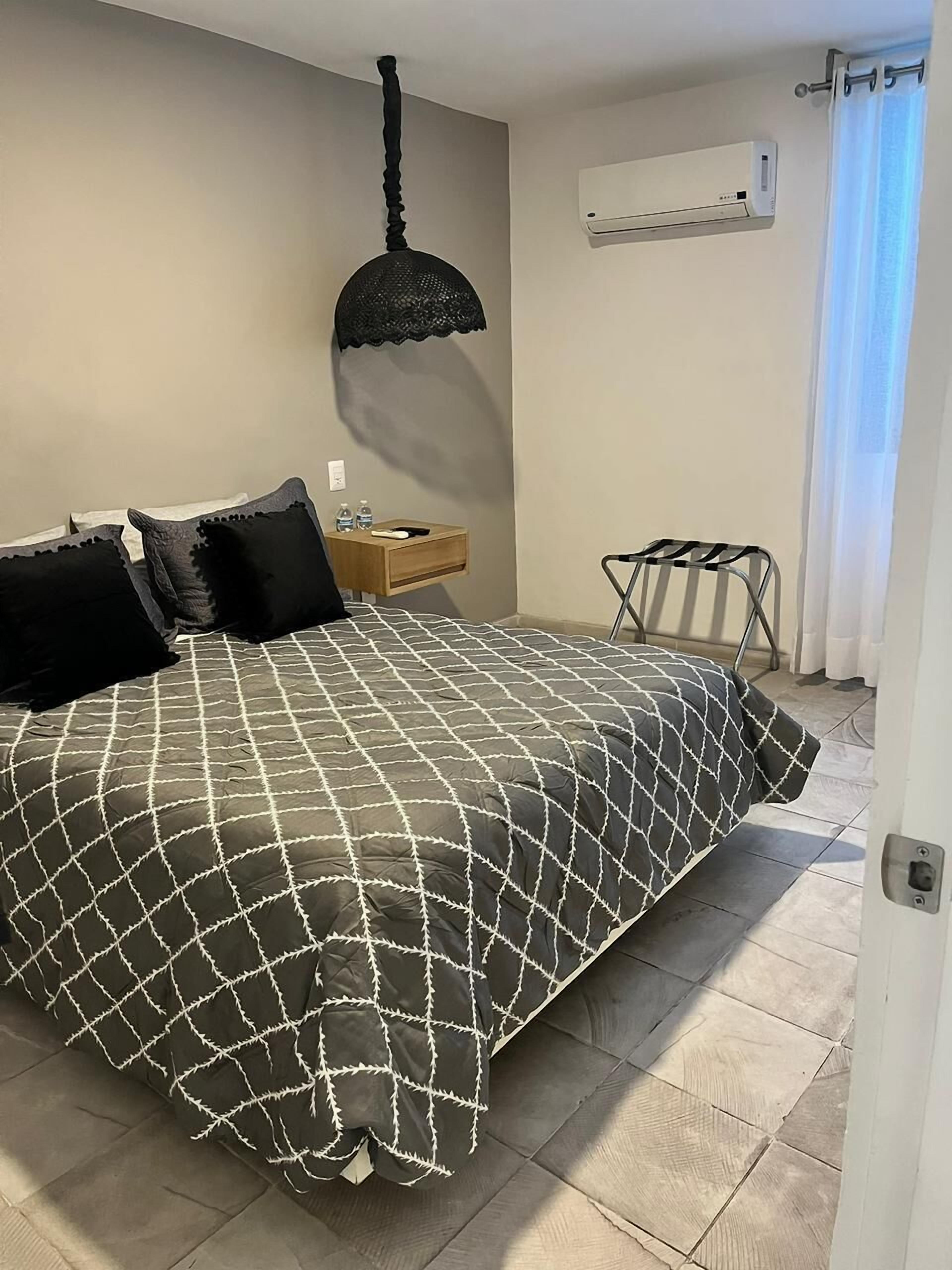 Blackout drapes, iron/ironing board, free WiFi