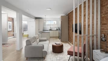 Studio Deluks | Area keluarga | Smart TV dan lantai berpemanas