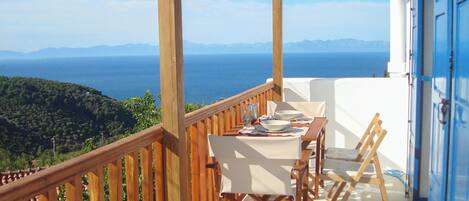 Vue depuis l’hébergement