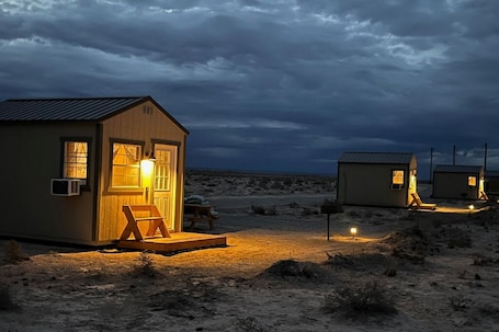 Exterior. Shumard Cabin @ Guadalupe Mountains Campfire Adventure Ranch
