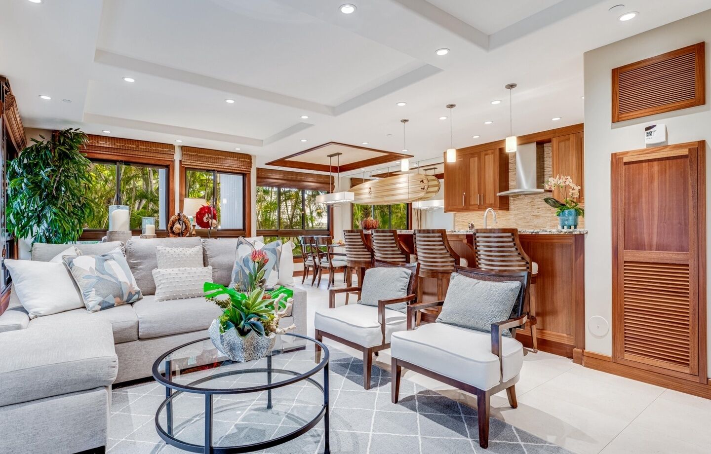 Condo, 2 Bedrooms (216) | Living area | TV, DVD player