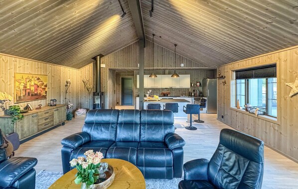 Una Smart TV, una chimenea