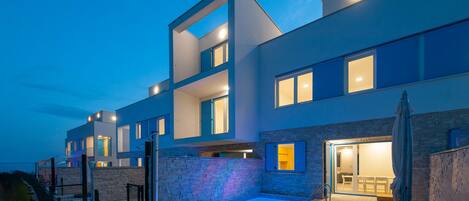 Una piscina riscaldata