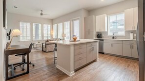 Fridge, dining tables - Landing | Amazing 2BD, Clubhouse, Gym (Wimauma)