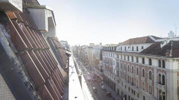 Blick von der Unterkunft