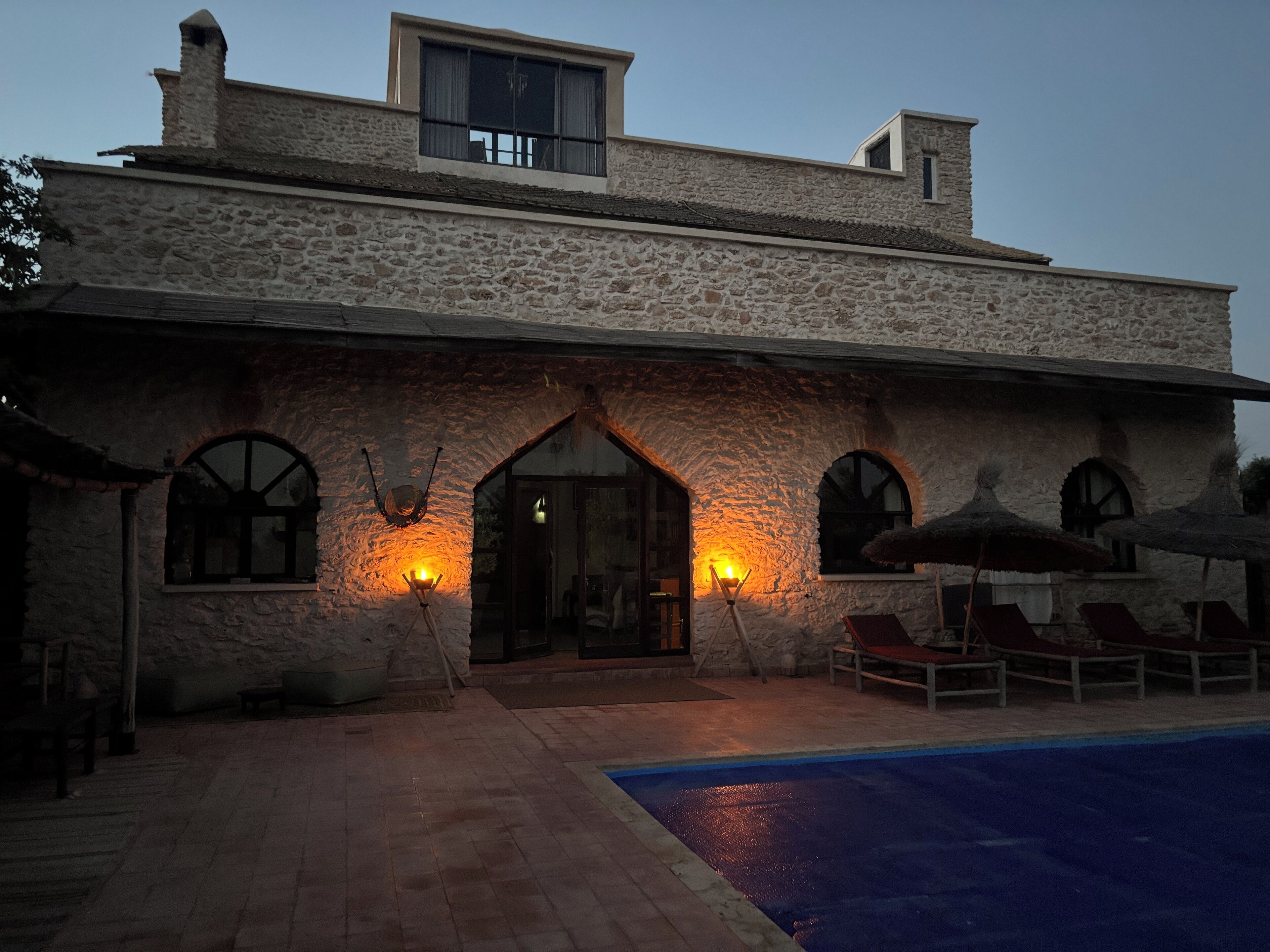 Façade de l’hébergement