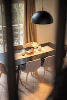 Chalet Comfort, pemandangan gunung | Tempat makan