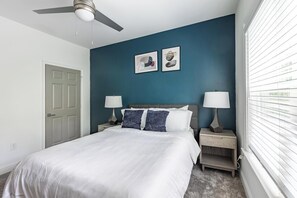 Desk, iron/ironing board, WiFi, bed sheets - Landing | Modern 1BD, Gym, Game Room (Buckhead)