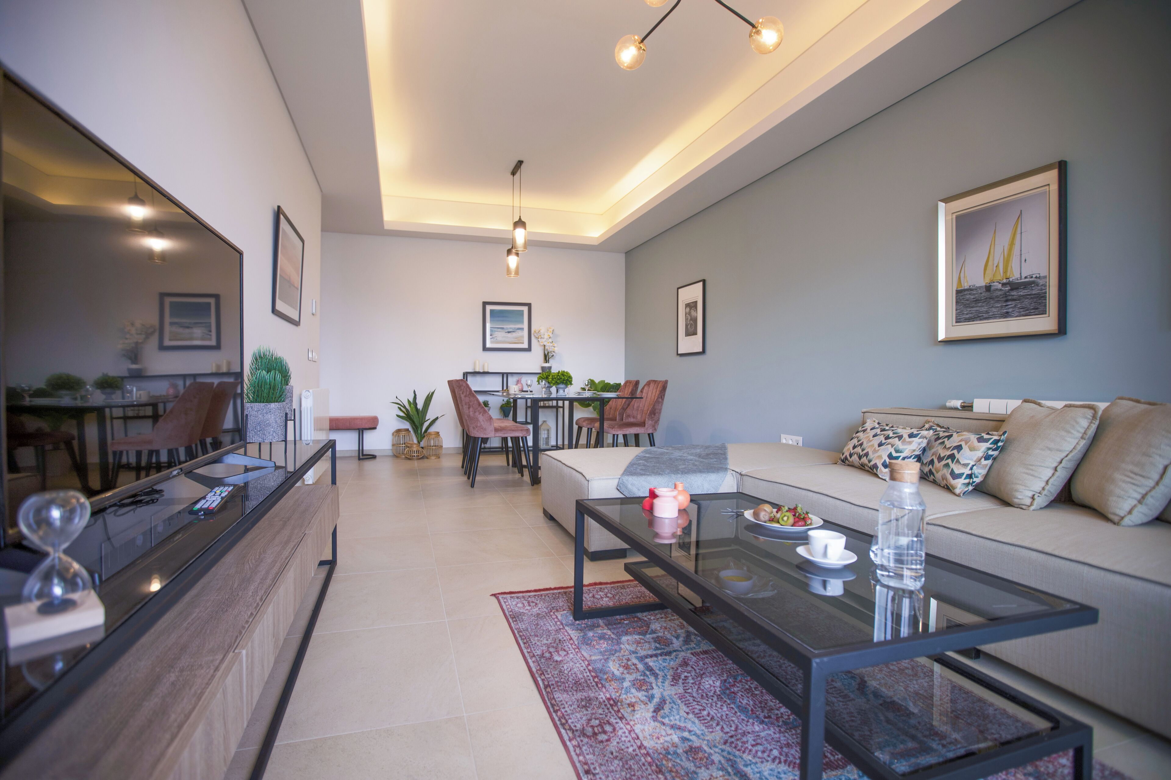 Apartment, 2 Bedrooms, Kitchen, City View | Living room
