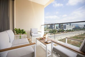 Apartment, 2 Bedrooms, Kitchen, City View | Balcony - Nautica 2-BR Apt at Waterfront in Dbaye (Dbayeh)