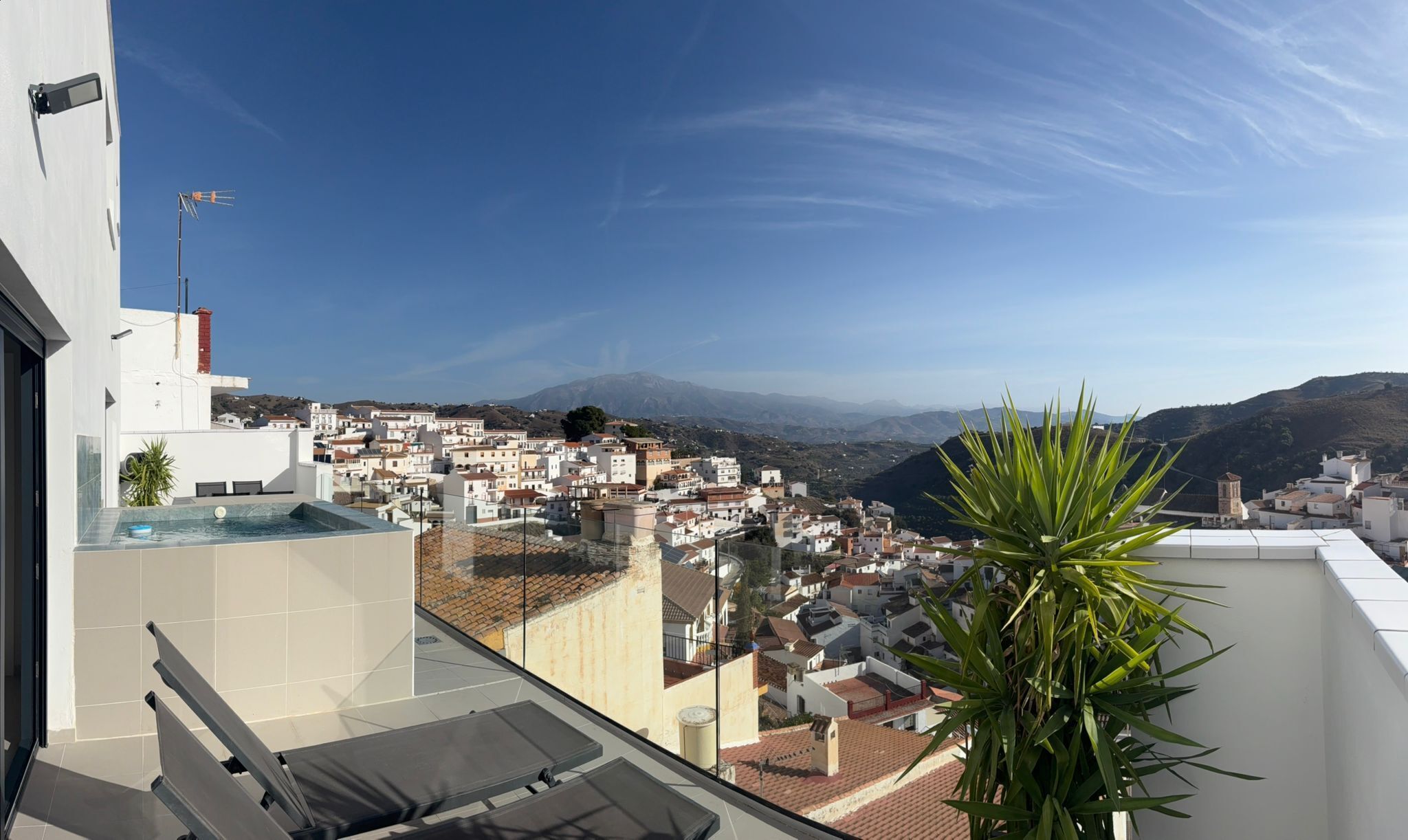 Blick von der Unterkunft