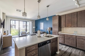 Interior - Landing | Modern 1BD, Gym, Courtyard (Milwaukee)