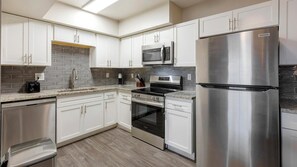 Fridge, dining tables - Landing | Incredible 1BD, Gym (Las Vegas)