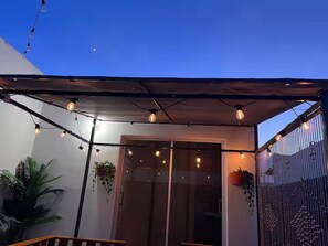 Terrace/patio - BOHO VIBES PUNTA CANA 2-bedroom house in wonderful Punta Cana with AC (Punta Cana)