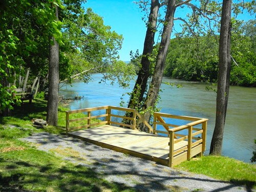 Pet-Friendly Yurt Getaway on the Shenandoah River in Luray, Virginia