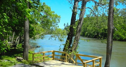 Pet-Friendly Yurt Getaway on the Shenandoah River in Luray, Virginia