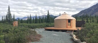 Experience Alaska Yurt Rental near Denali Park in Alaska