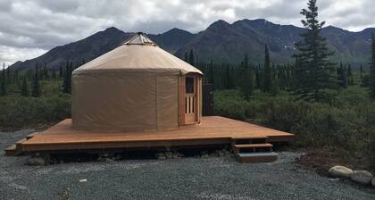 Experience Alaska Yurt Rental near Denali Park in Alaska