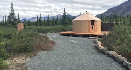 Experience Alaska Yurt Rental near Denali Park in Alaska