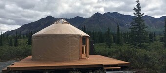 Experience Alaska Yurt Rental near Denali Park in Alaska